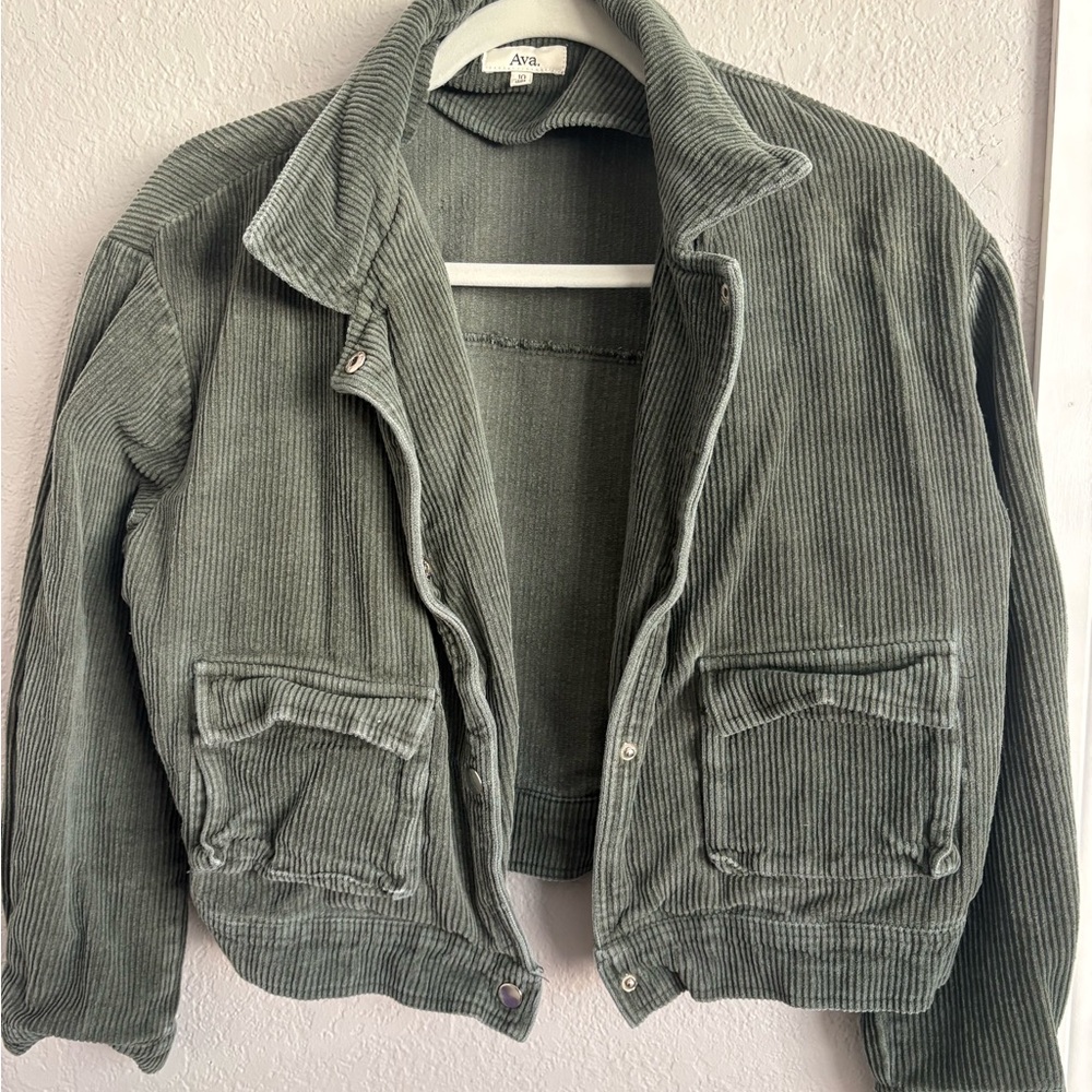 Green Corduroy Jacket